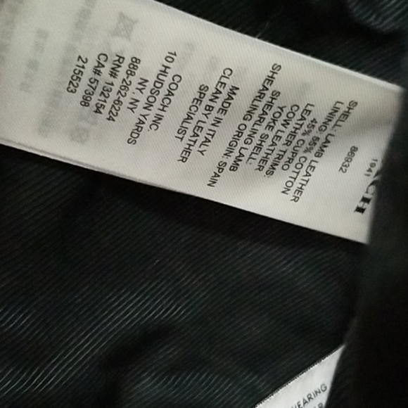 Coach leather vest SLV custom 215523JAX size 4 - Picture 4 of 16